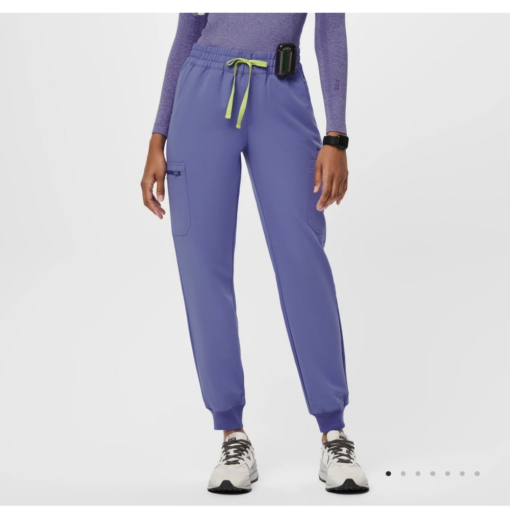 Figs XL uman high waisted joggers blueberry